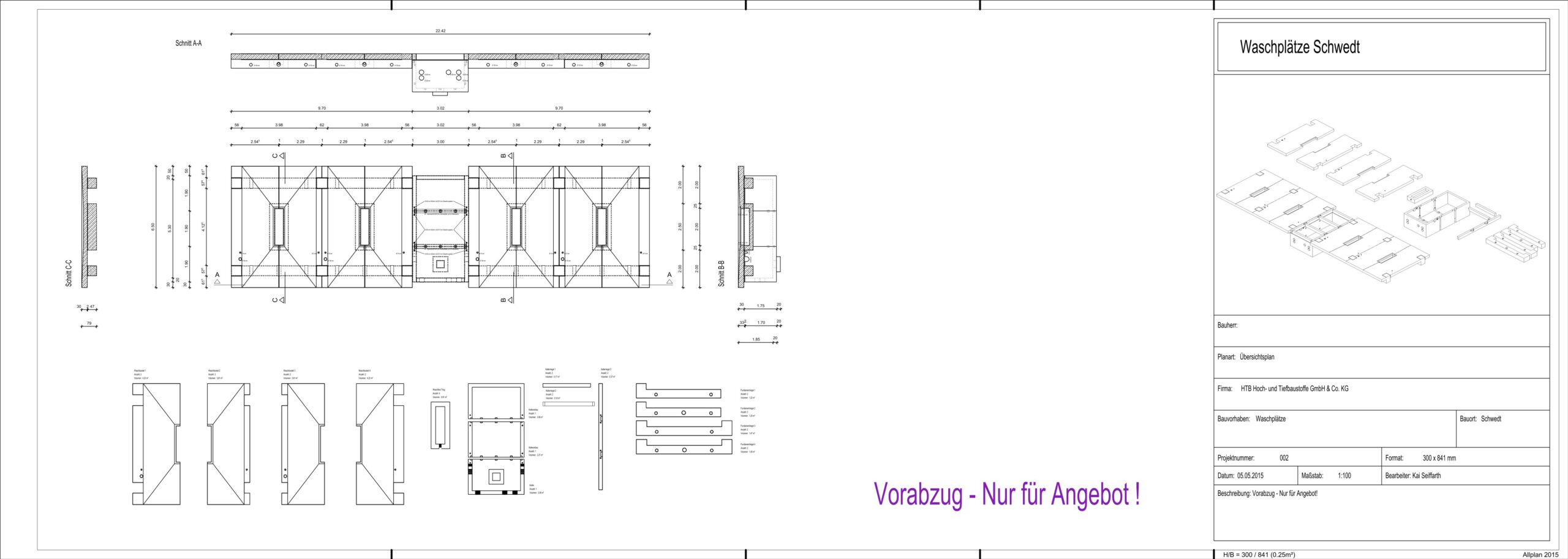 Elementierungen Betonfertigteile