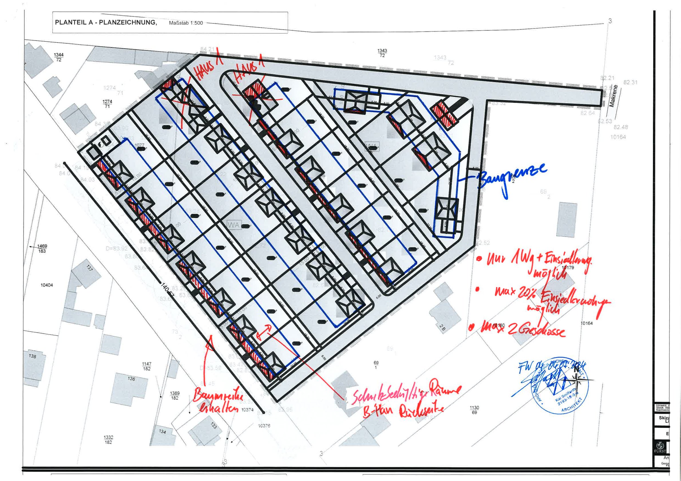 Konzept Wohnungsgebiet
