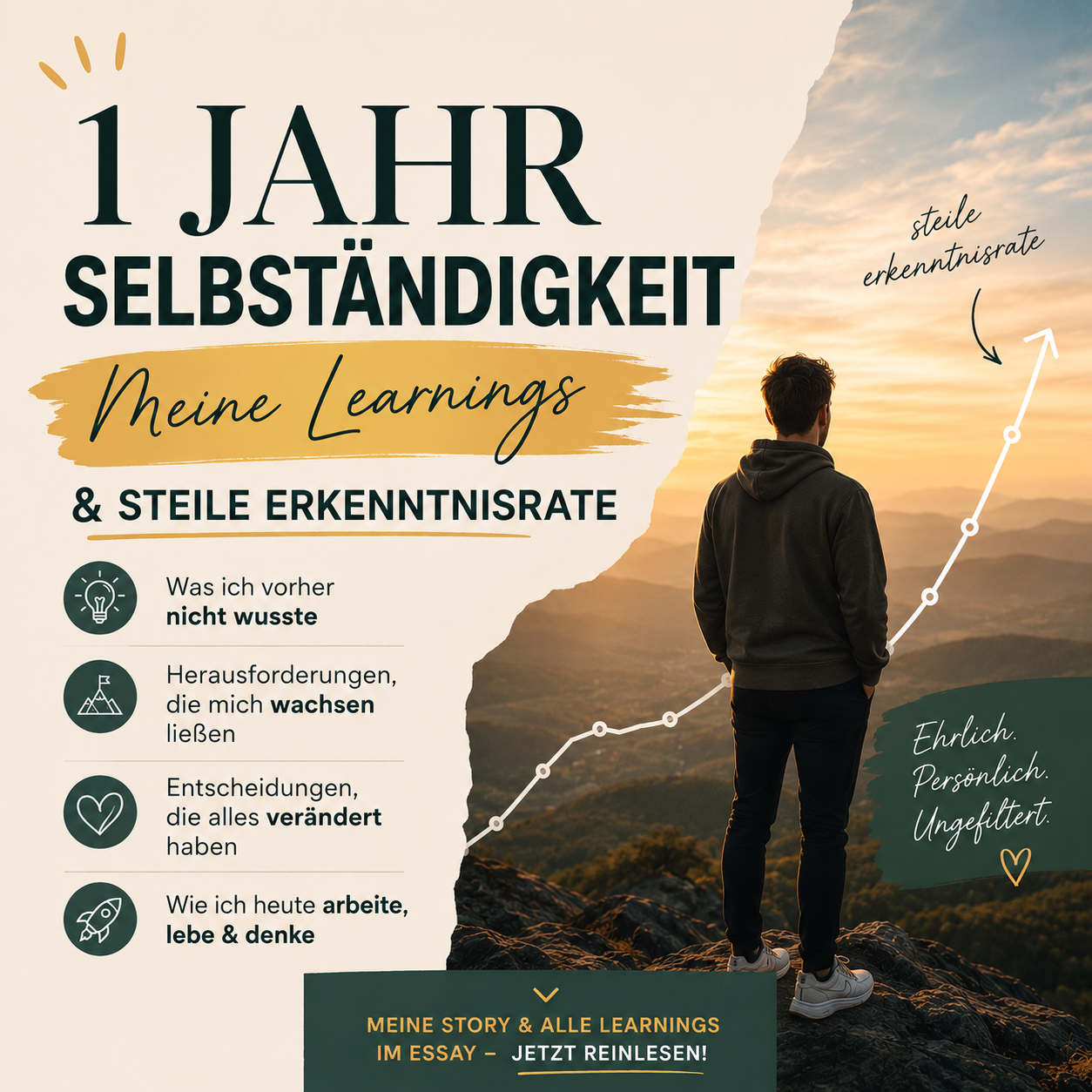 Erstes Jahr Selbständigkeit