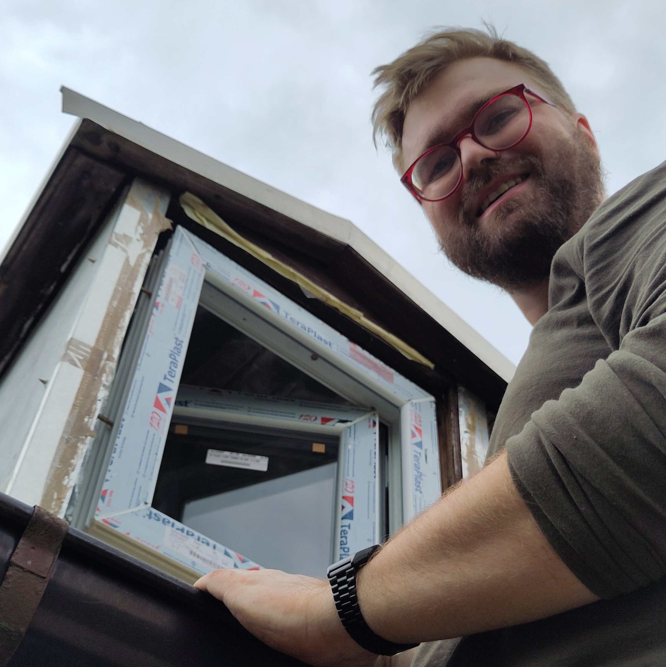 Meine erste Fenstermontage